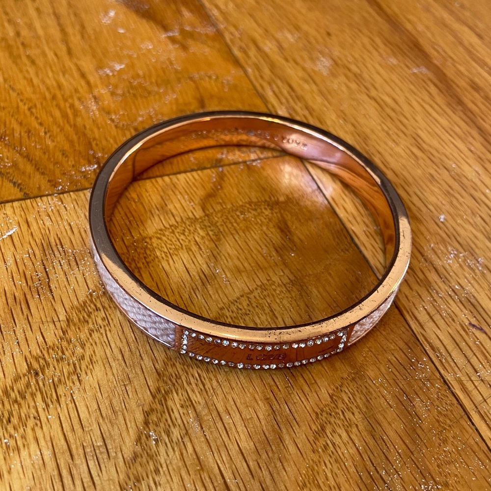 Kate spade pink “love” bangle